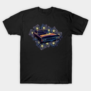 SPN Impala Black Flower T-Shirt